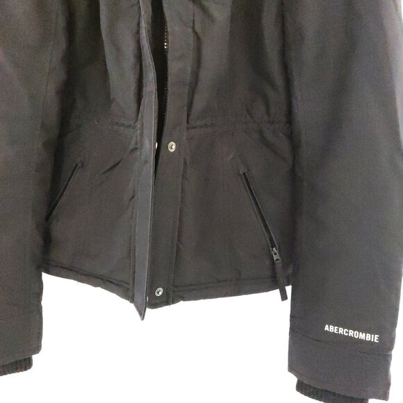 Abercrombie Women's Black All Weather Jacket - Size M - Picture 4 of 8